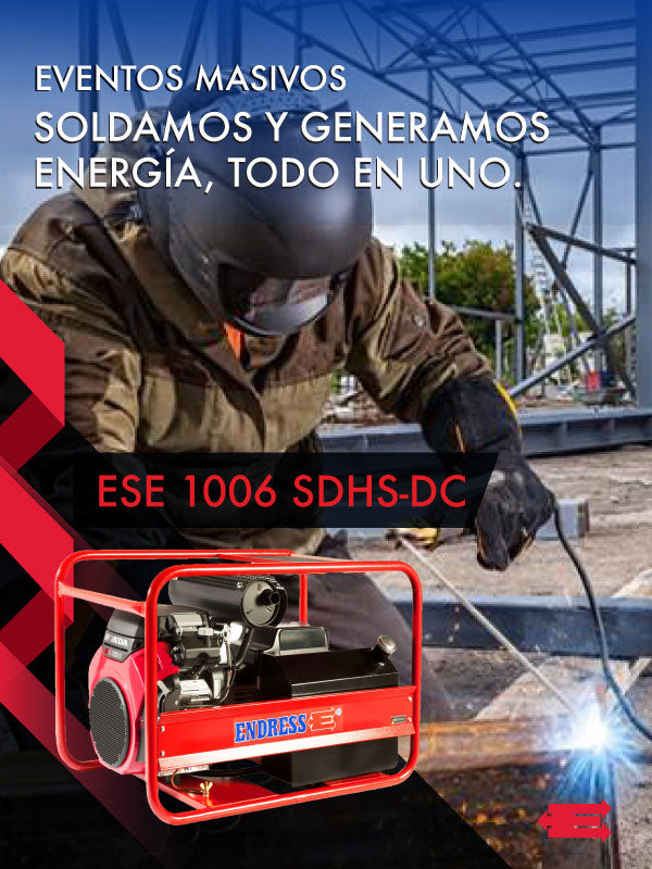 Soldadora de gasolina 300A Endress ESE 1006 SDHS-DC